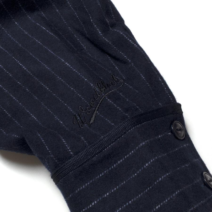 WOODBLOCK ウッドブロック WOOL STRIPE BASEBALL SHIRT ベースボール