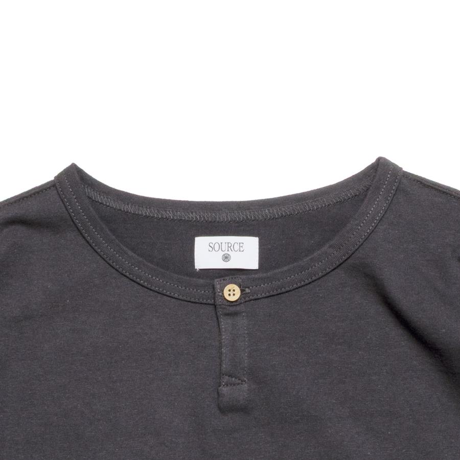 SOURCE ソース DARU HENRY NECK L/S T ヘンリーネックロングスリーブT