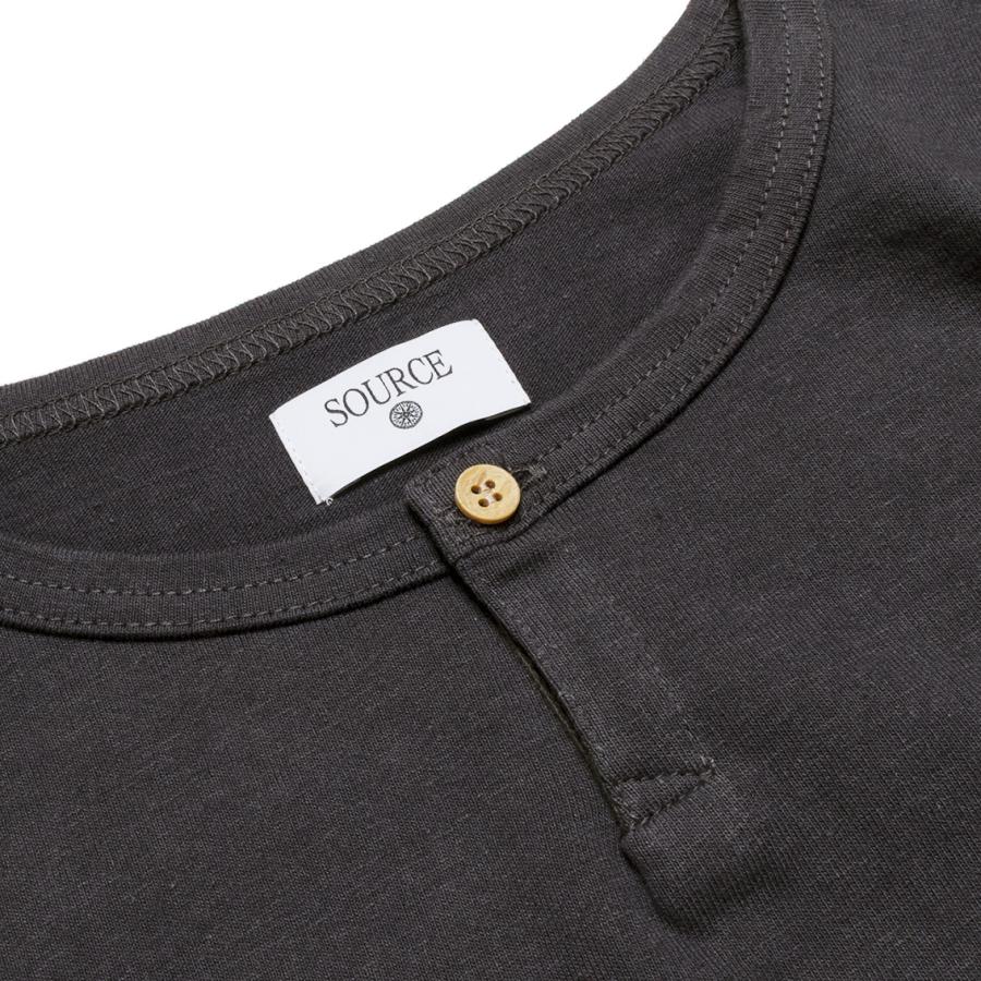 SOURCE ソース DARU HENRY NECK L/S T ヘンリーネックロングスリーブT