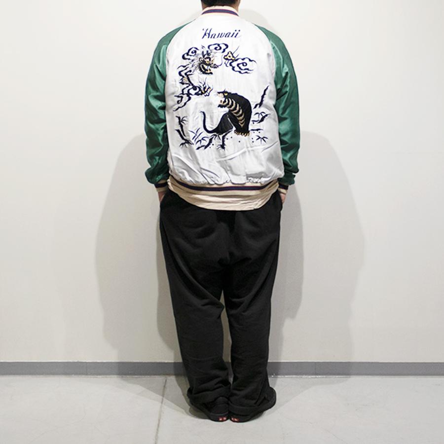 TAILOR TOYO テーラー東洋 Mid 1950s Style Acetate Souvenir Jacket スカジャン HAWAII MAP×DRAGON & TIGERの画像