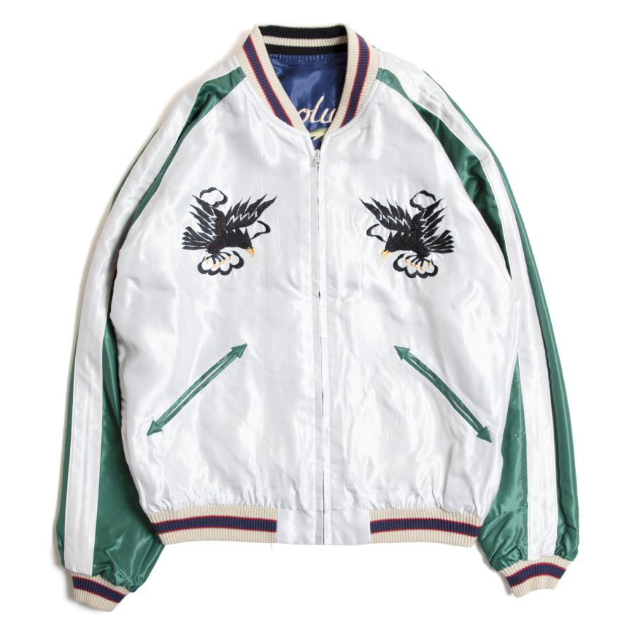 TAILOR TOYO テーラー東洋 Mid 1950s Style Acetate Souvenir Jacket スカジャン HAWAII MAP×DRAGON & TIGERの画像