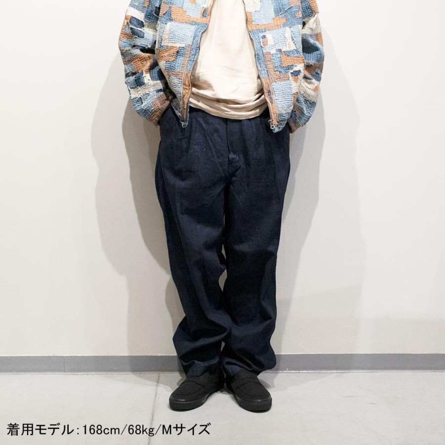POST OVERALLS ポストオーバーオールズ California Pegtop ペグトップ パンツ 8oz.denim dark indigo #3326-8DIの画像