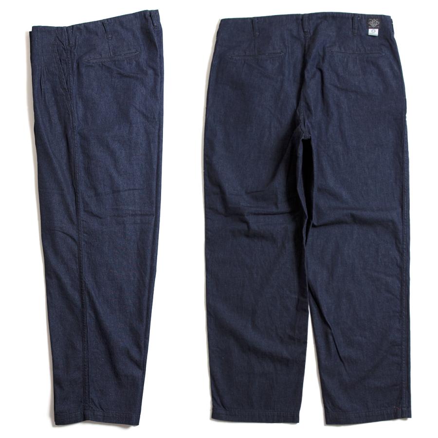 POST OVERALLS ポストオーバーオールズ California Pegtop ペグトップ パンツ 8oz.denim dark indigo #3326-8DIの画像