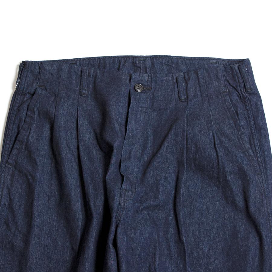 POST OVERALLS ポストオーバーオールズ California Pegtop ペグトップ パンツ 8oz.denim dark indigo #3326-8DIの画像