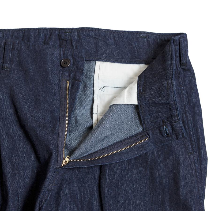 POST OVERALLS ポストオーバーオールズ California Pegtop ペグトップ パンツ 8oz.denim dark indigo #3326-8DIの画像