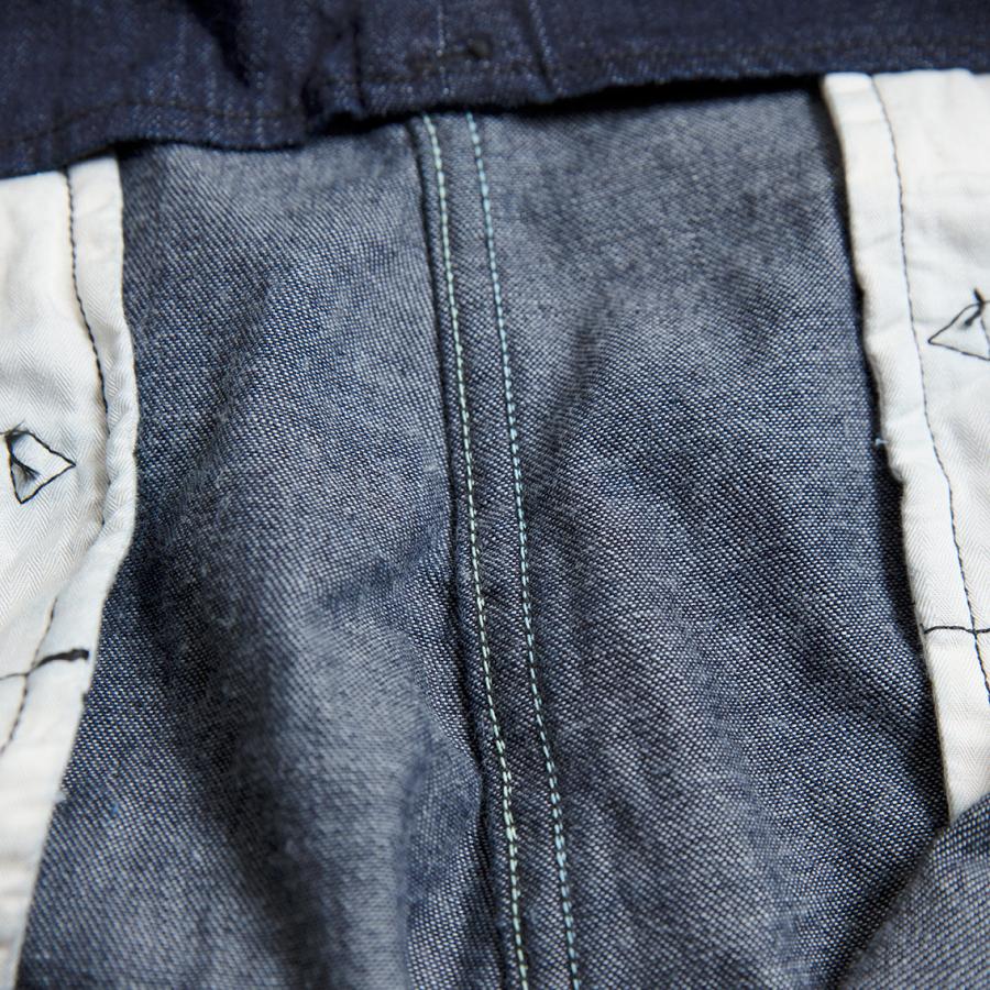 POST OVERALLS ポストオーバーオールズ California Pegtop ペグトップ パンツ 8oz.denim dark indigo #3326-8DIの画像