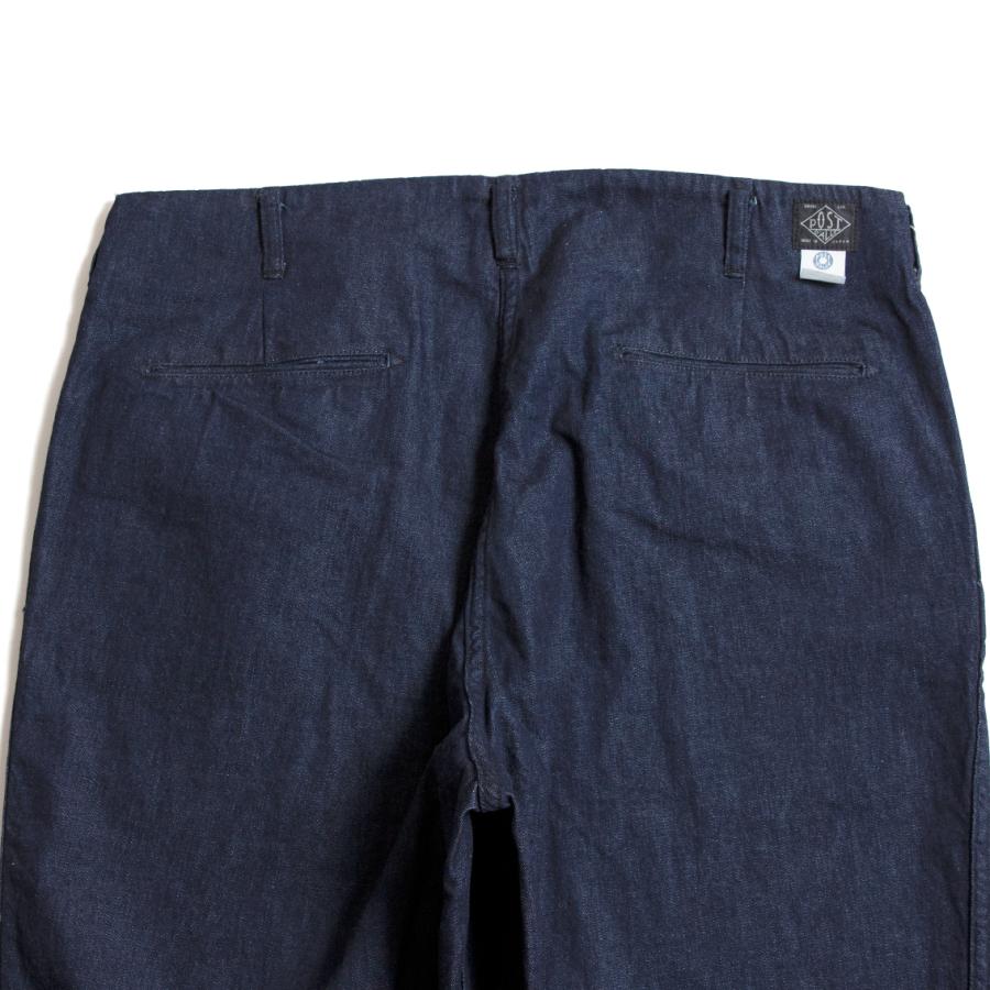 POST OVERALLS ポストオーバーオールズ California Pegtop ペグトップ パンツ 8oz.denim dark indigo #3326-8DIの画像