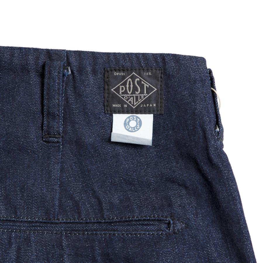 POST OVERALLS ポストオーバーオールズ California Pegtop ペグトップ パンツ 8oz.denim dark indigo #3326-8DIの画像