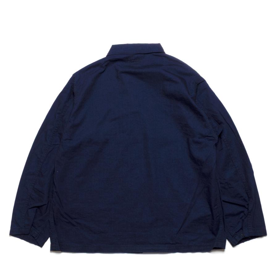 POST OVERALLS ポストオーバーオールズ WALKABOUT ユーティリティジャケット vintage twill indigo #12006-VTIの画像