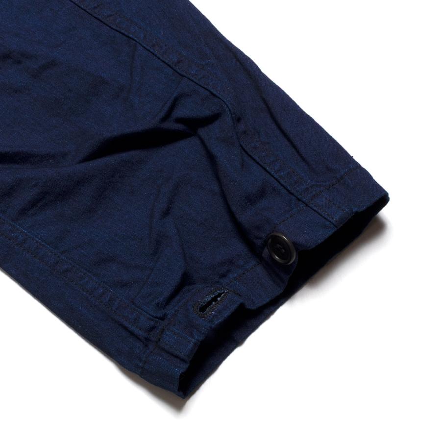 POST OVERALLS ポストオーバーオールズ WALKABOUT ユーティリティジャケット vintage twill indigo #12006-VTIの画像