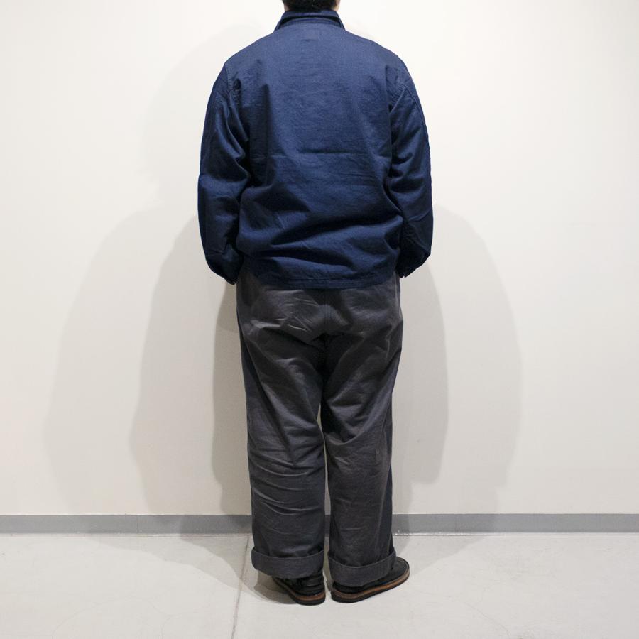 POST OVERALLS ポストオーバーオールズ WALKABOUT ユーティリティジャケット vintage twill indigo #12006-VTIの画像