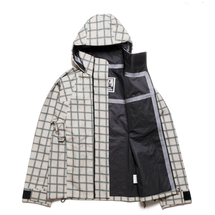 MIDDLE DISTANCE ミドルディスタンス FOG JACKET フォグジャケット 防水 アイリッシュリネン NEOLITHIC PLAIDの画像