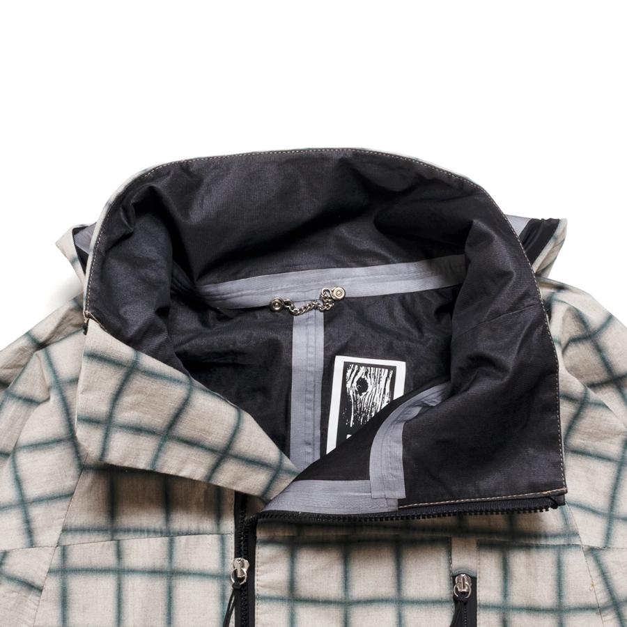 MIDDLE DISTANCE ミドルディスタンス FOG JACKET フォグジャケット 防水 アイリッシュリネン NEOLITHIC PLAIDの画像