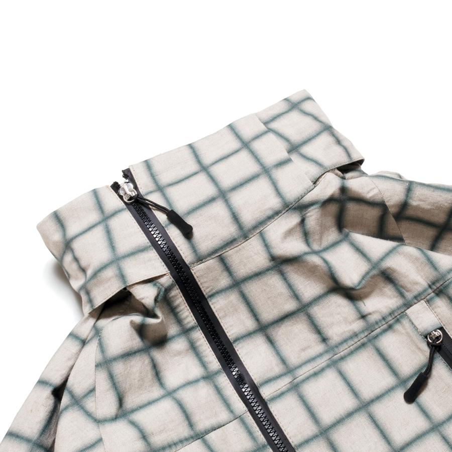 MIDDLE DISTANCE ミドルディスタンス FOG JACKET フォグジャケット 防水 アイリッシュリネン NEOLITHIC PLAIDの画像