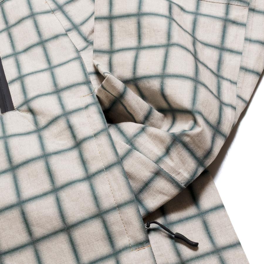 MIDDLE DISTANCE ミドルディスタンス FOG JACKET フォグジャケット 防水 アイリッシュリネン NEOLITHIC PLAIDの画像