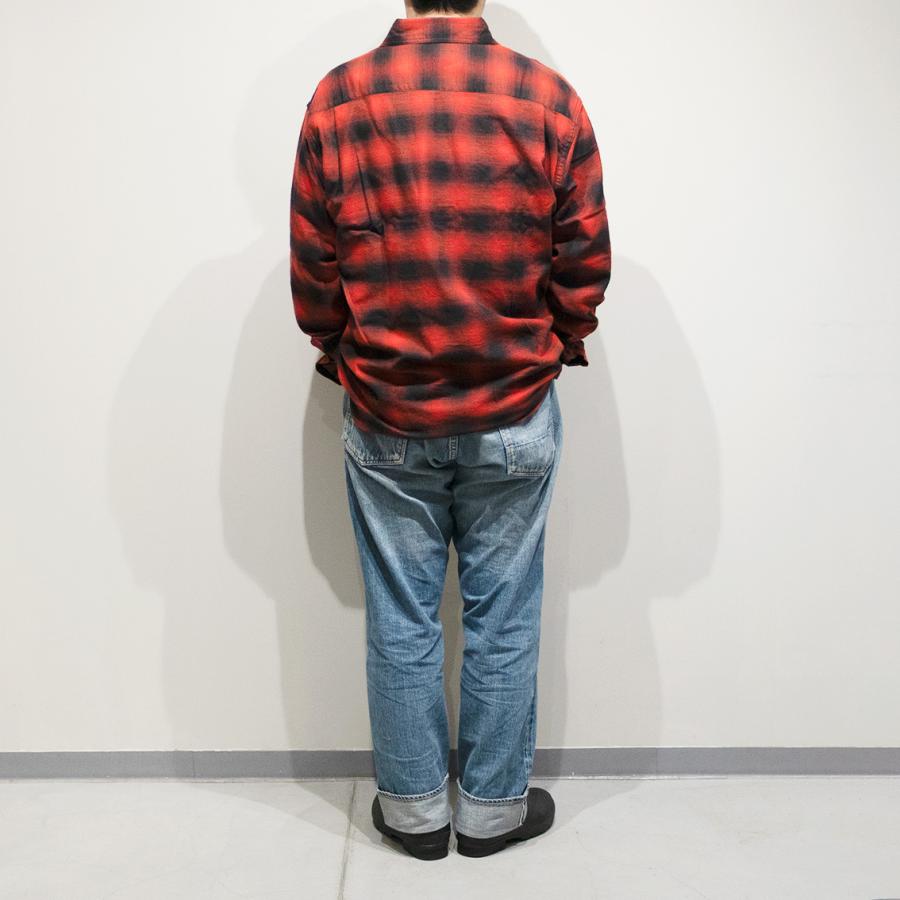 SUGAR CANE シュガーケーン COTTON OMBRE CHECK L/S WORK SHIRT