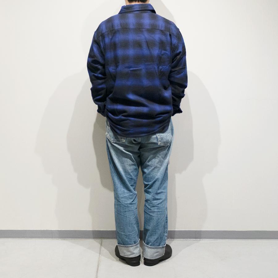 SUGAR CANE シュガーケーン COTTON OMBRE CHECK L/S WORK SHIRT