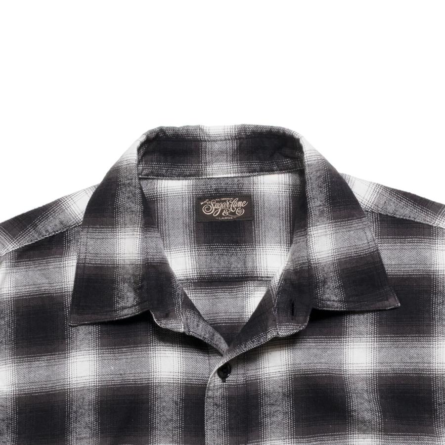 SUGAR CANE シュガーケーン COTTON OMBRE CHECK L/S WORK SHIRT