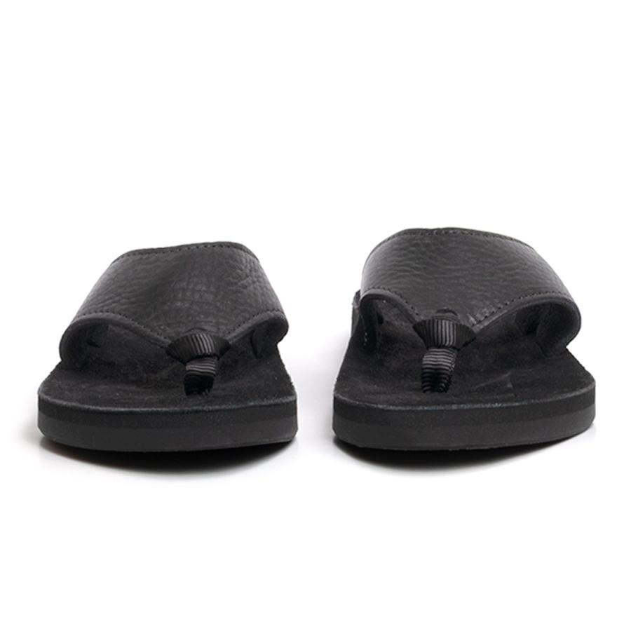 THE SANDALMAN サンダルマン 501 BEACH WIDE BULLHIDE/SUEDE ビーチワイド レザーサンダルの画像