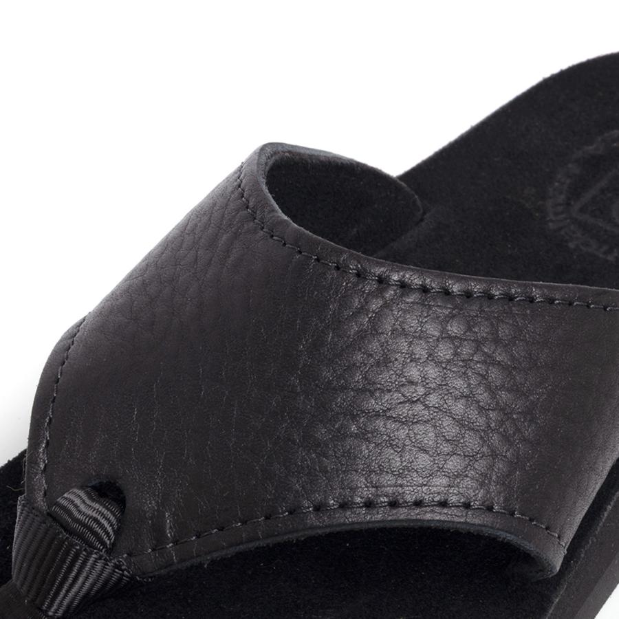 THE SANDALMAN サンダルマン 501 BEACH WIDE BULLHIDE/SUEDE ビーチワイド レザーサンダルの画像