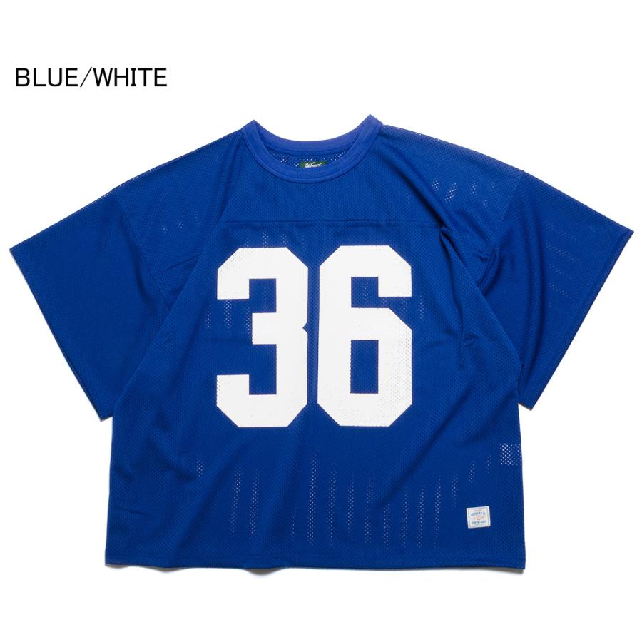 WOODBLOCK ウッドブロック 36 SS CREW NECK MESH FOOTBALL SHIRT