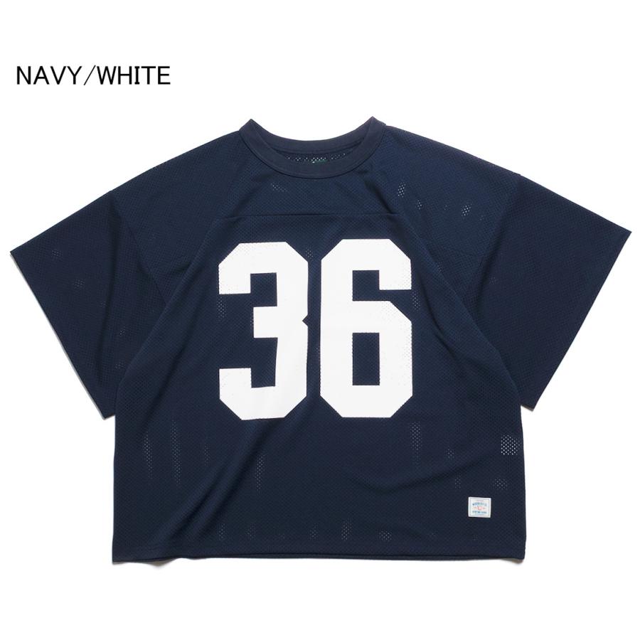 WOODBLOCK ウッドブロック 36 SS CREW NECK MESH FOOTBALL SHIRT