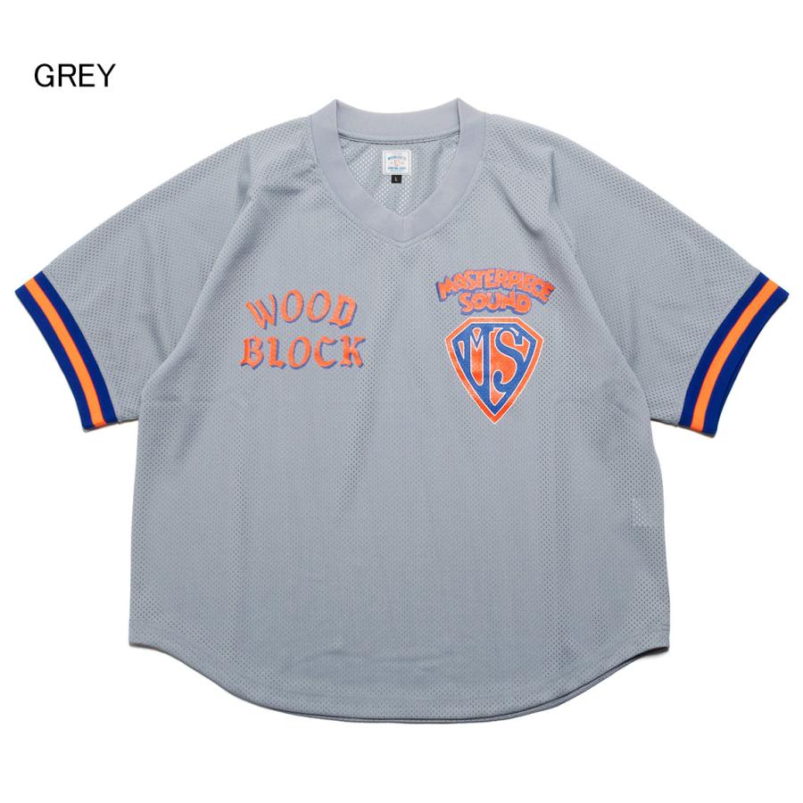 WOODBLOCK ウッドブロック × MASTERPIECE SOUND V-NECK GAME SHIRT