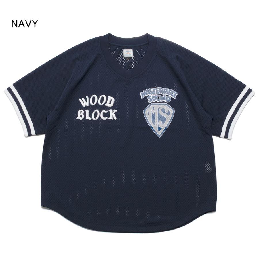 WOODBLOCK ウッドブロック × MASTERPIECE SOUND V-NECK GAME SHIRT