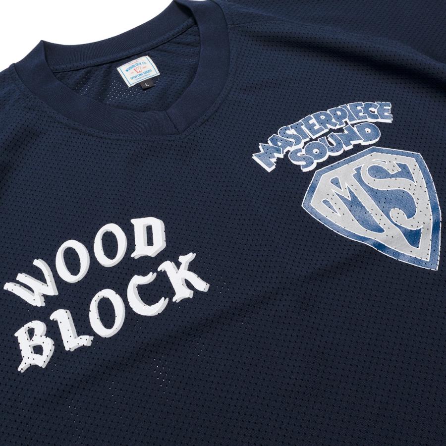 WOODBLOCK ウッドブロック × MASTERPIECE SOUND V-NECK GAME SHIRT