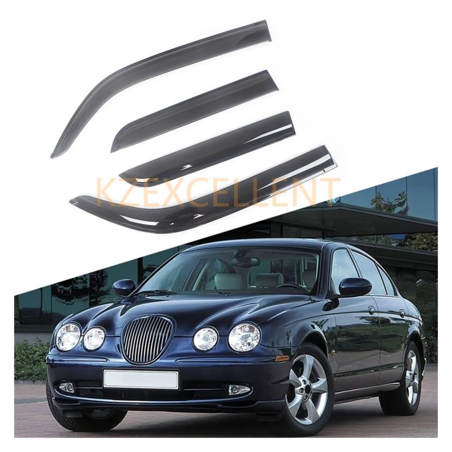 ジャガーSタイプ フロントウィンドウ モール左右