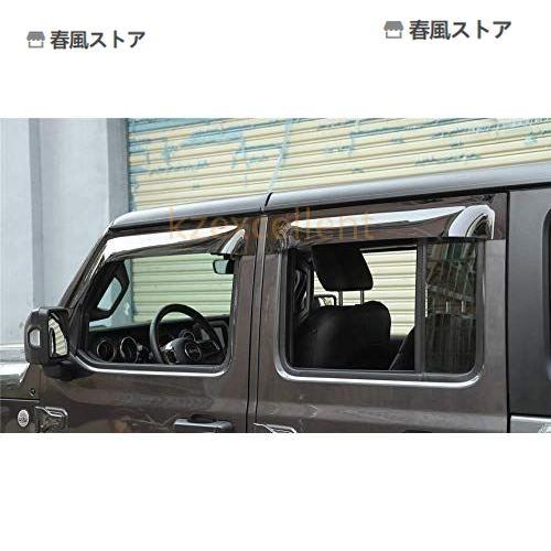 ジープラングラー 2018+ Jeep Wrangler JL ドアバイザー ジープラングラー 2018+ Jeep Wrangler JL ドアバイザー