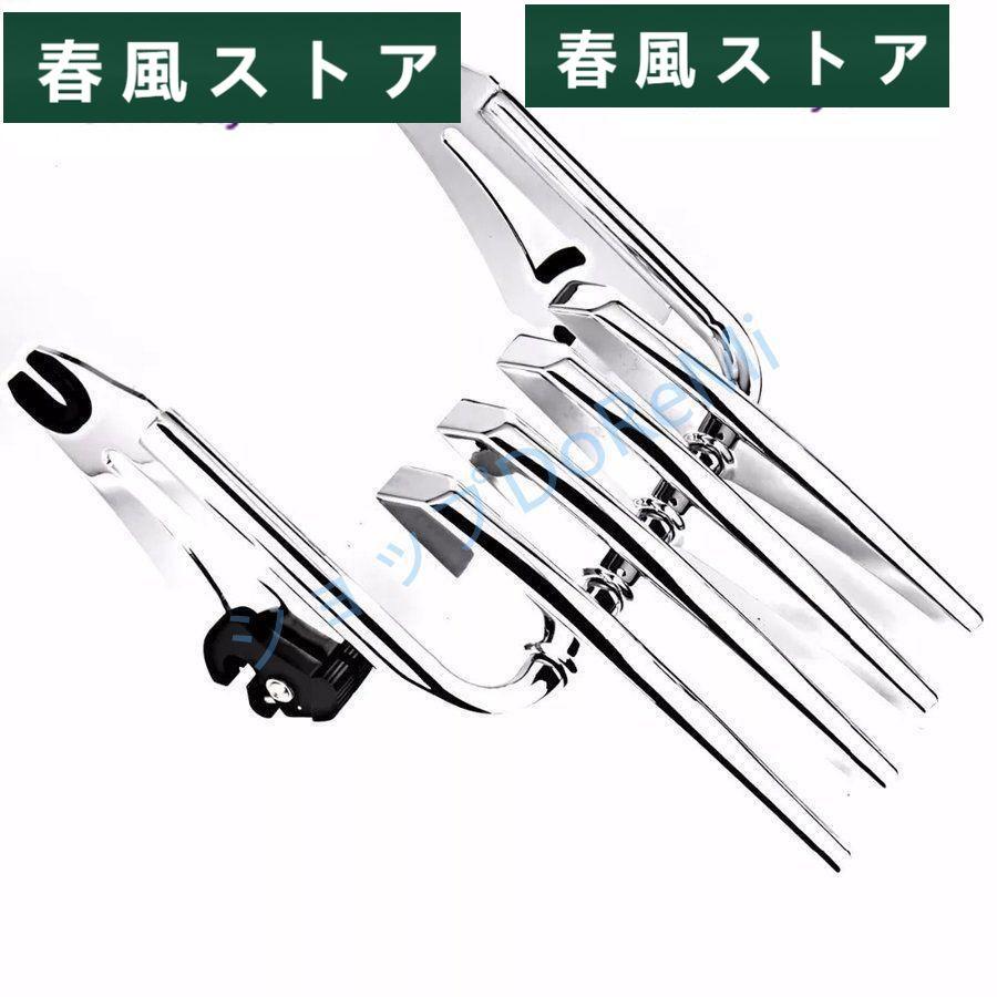 バイク 荷物ラック キャリア 取り付け ハーレー ツーリング ストリート 