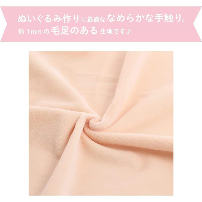 KIYOHARA 生地 ぬいクロスボア 巾70cm×30cmカット C キャメル NUIF-02C｜haru-online｜03