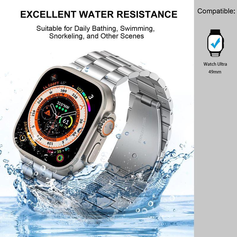 HITZEE 2023新型 Band コンパチブル Apple Watch バンド 49mm Ultra アップルウォッチバンド 保護ケース｜haru-online｜08