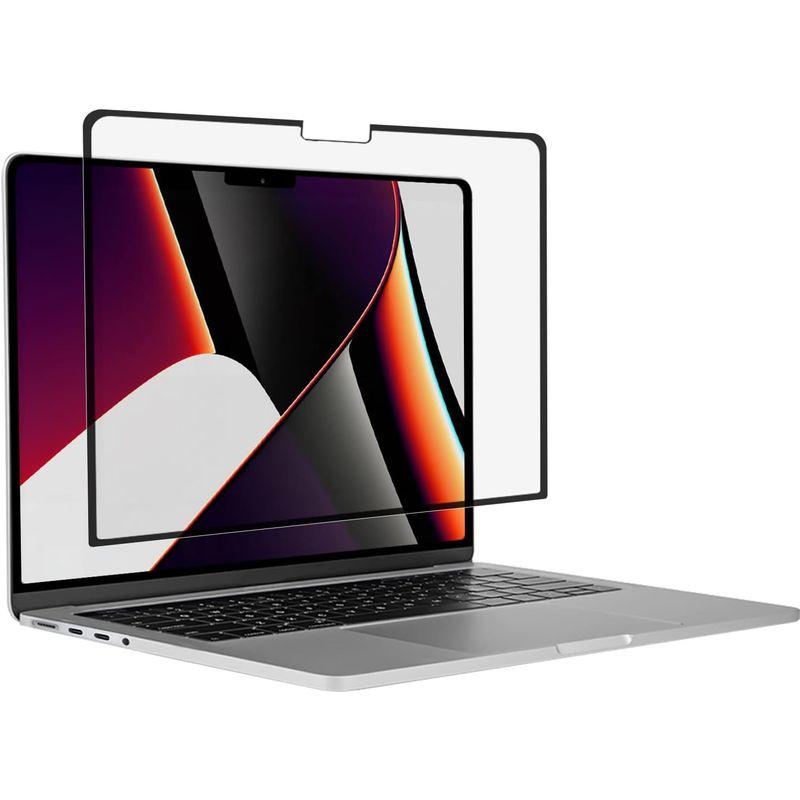 MacBook Pro 14インチ (2023/2021 モデル)用 フィルム アンチグレア 保護フィルム ブルーライトカット 反射低減 指｜haru-online｜07