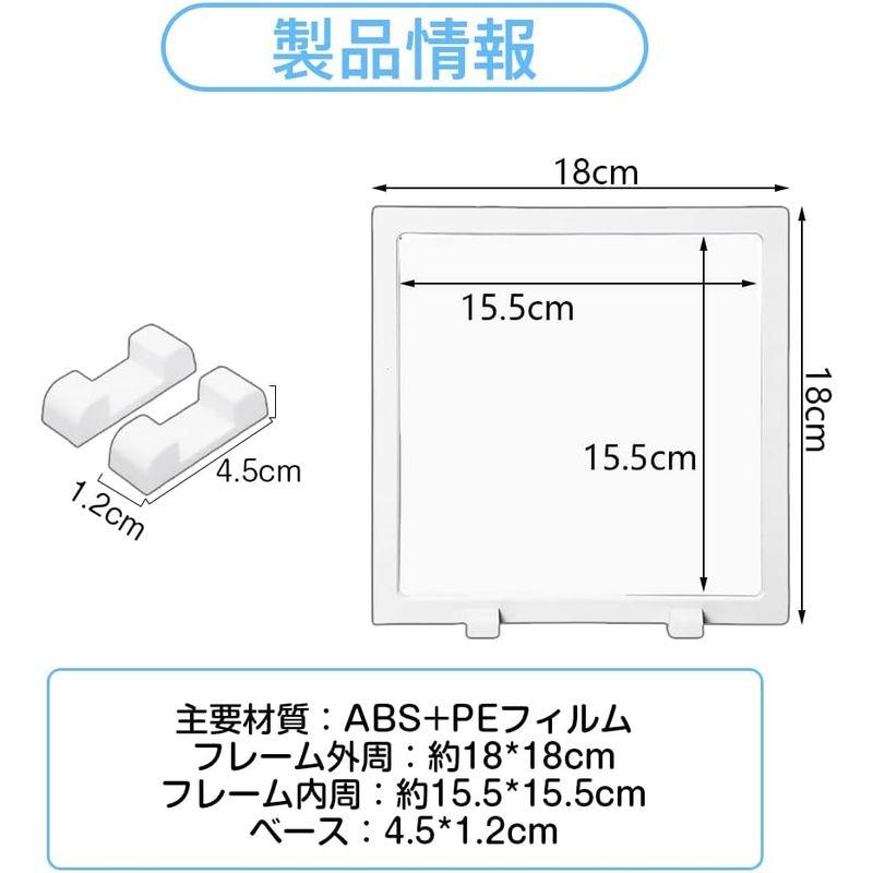 Mikankawa ディスプレイケース フィルム展示フレーム 周辺グッズ 保護 収納 コレクション バッジ ジュエリー 標本 ホルダー (1｜haru-online｜03