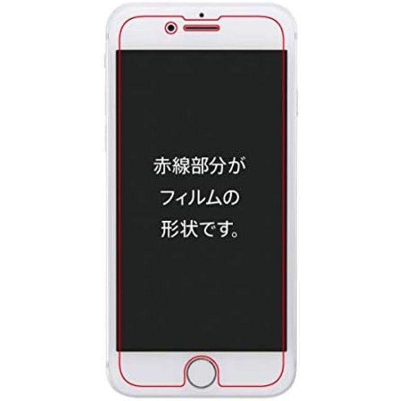 iPhone SE3, iPhone SE2, iPhone 8, iPhone 7 保護 フィルム クリア 光沢 ソーダガラス｜haru-online｜03