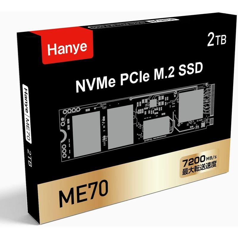 Hanye 内蔵 SSD 2TBPS5動作確認済み PCIe Gen4x4 M.2 NVMe 2280 DRAM搭載 R:7200MB/s｜haru-online｜10