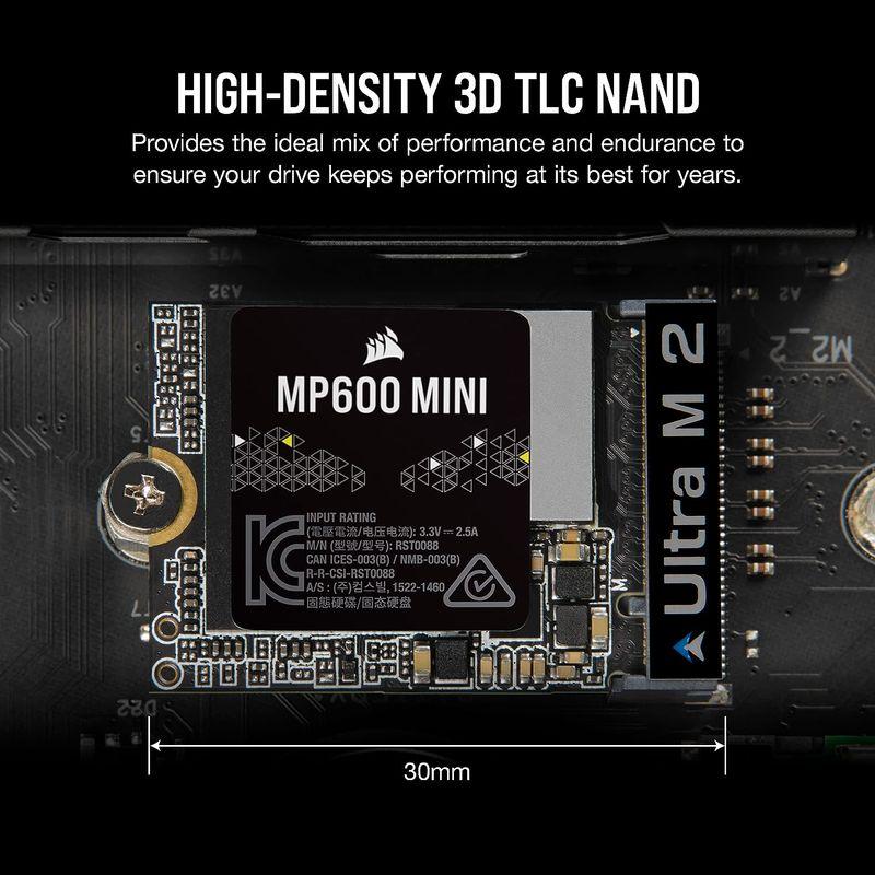 CORSAIR MP600 MINI シリーズ TLC NAND採用 1TB PCIe Gen4 x4 NVMe M.2 2230 Stea｜haru-online｜05