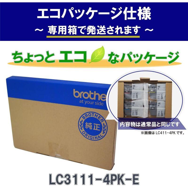 ブラザー純正インクカートリッジ4色パック(エコパッケージ) LC3111-4PK-E 対応型番:DCP-J987N、DCP-J982N、DC｜haru-online｜03