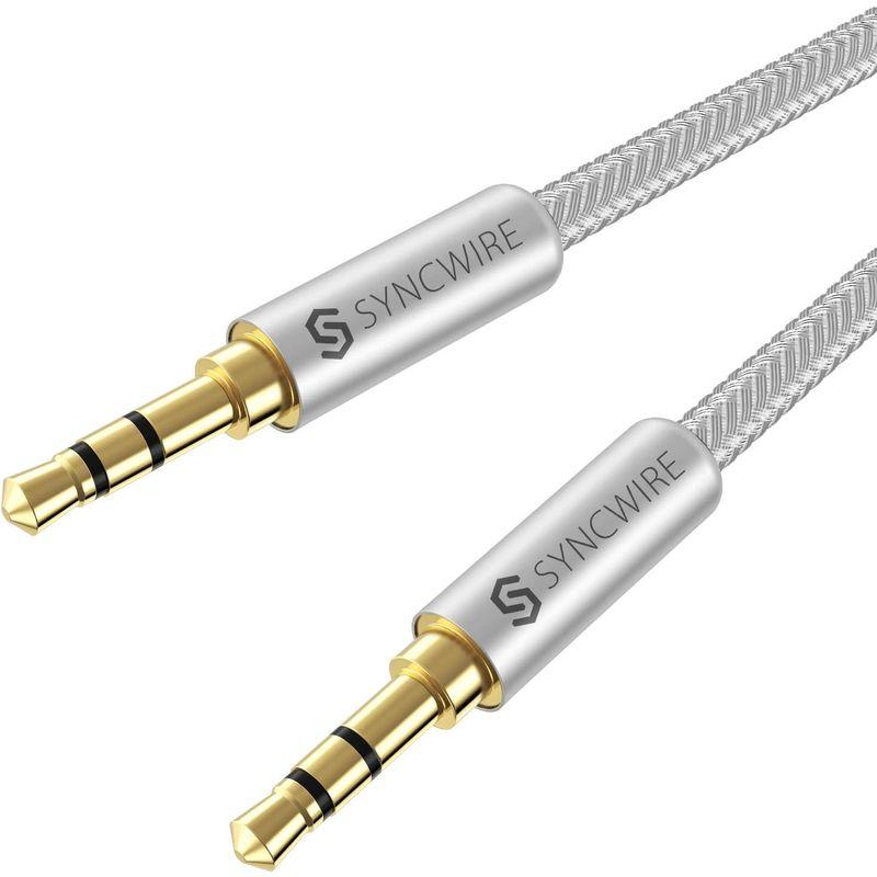 Syncwire 2m オーディオケーブル ナイロン編み Auxケーブル 標準3.5mm ステレオミニプラグ 車/iPhone/Androi｜haru-online｜06