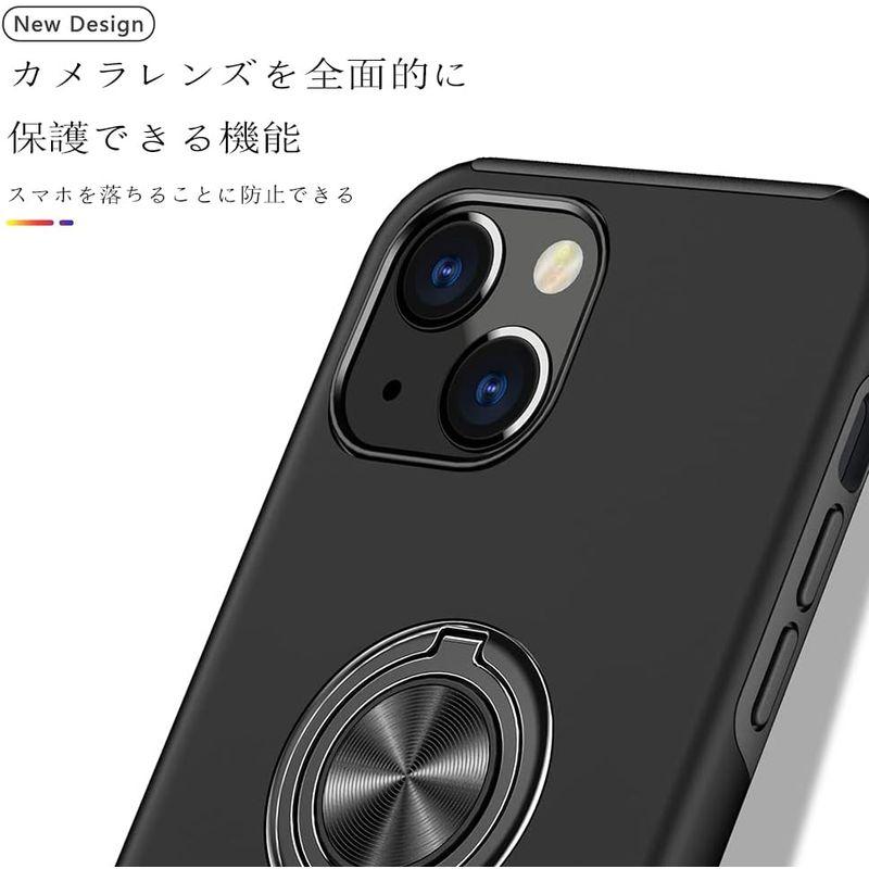 スマホ ケース iPhone13 Mini iPhone 13 ミニ リングケース リング付き 耐衝撃 iphone13ミニ アイフォン13｜haru-online｜07