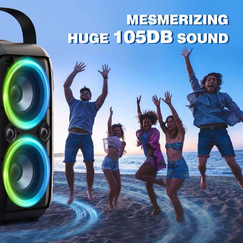 W-KING 80W Bluetoothスピーカーラウド 、スーパー重低音、巨大 W-KING 80W Bluetoothスピーカーラウド 、スーパー重低音、巨大