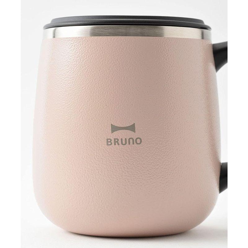 BRUNO ブルーノ 蓋つきステンレスマグ short グレージュ 真空二重構造 適温キープ スライド式飲み口 持ち運び楽々 アウトドア リ｜haru-online｜03