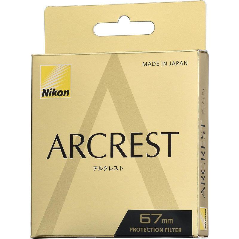 セール大人気 Nikon レンズフィルター ARCREST PROTECTION FILTER レンズ保護用 67mm ニコン純正 AR-PF67