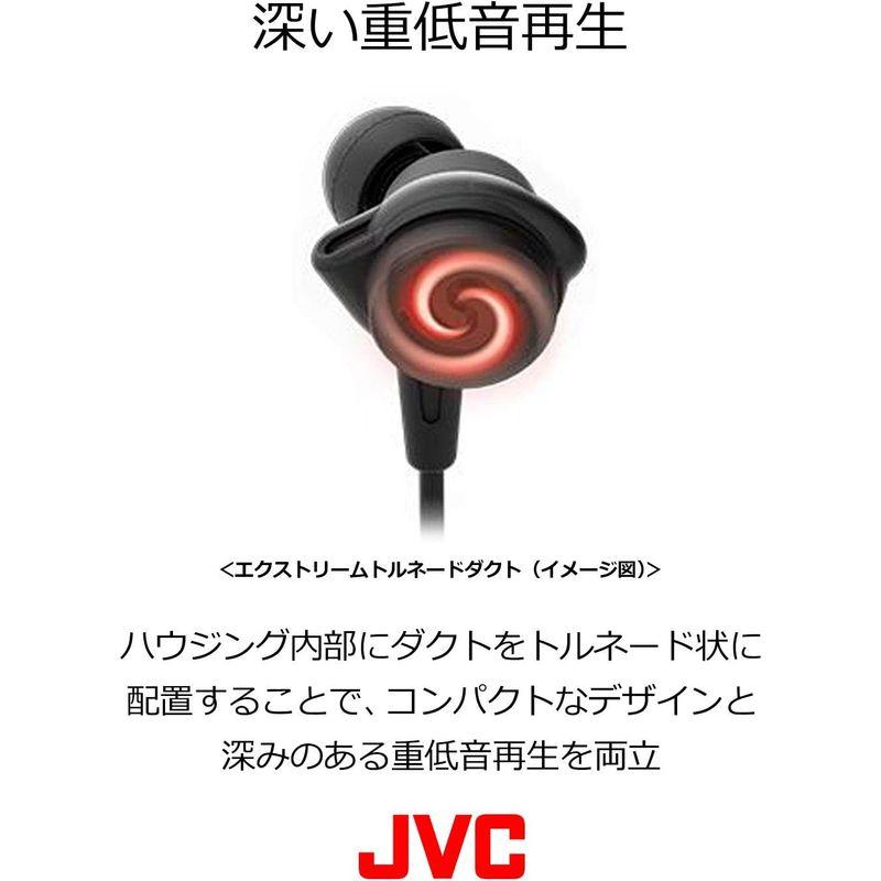JVC カナル型イヤホン XXシリーズ 重低音 ブラック&レッド HA-FX77X-BR｜haru-online｜03
