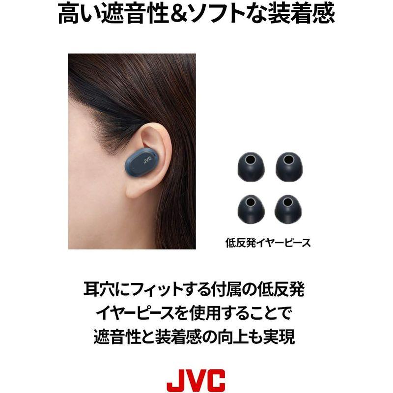 JVC HA-A50T-A 完全ワイヤレスイヤホン ノイズキャンセリング 最大32時間再生 生活防水仕様 低反発イヤーピース付属 Bluet｜haru-online｜03