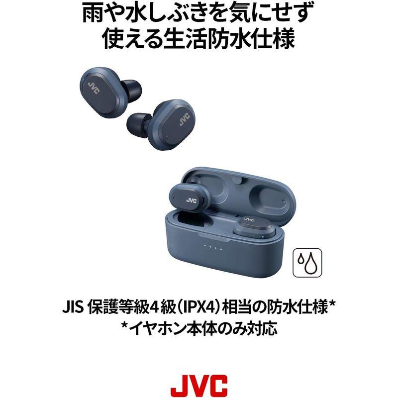 JVC HA-A50T-A 完全ワイヤレスイヤホン ノイズキャンセリング 最大32時間再生 生活防水仕様 低反発イヤーピース付属 Bluet｜haru-online｜07