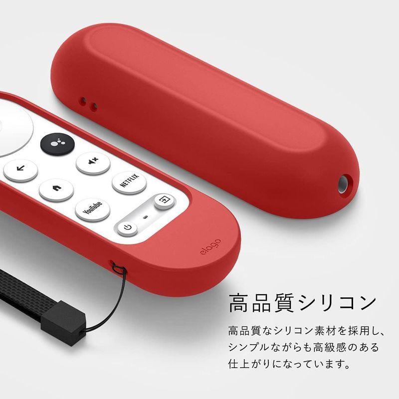 elago Chromecast with Google TV 対応 リモコンカバー シリコン 製 ストラップ ストラップホール 付き リモ｜haru-online｜07