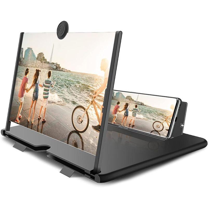 9月発売NEWモデルスクリーンアンプ 16インチ Sungale スマホ拡大鏡スタンド 5倍 3D 携帯 360°自由回転 スタンド折り畳み｜haru-online｜02